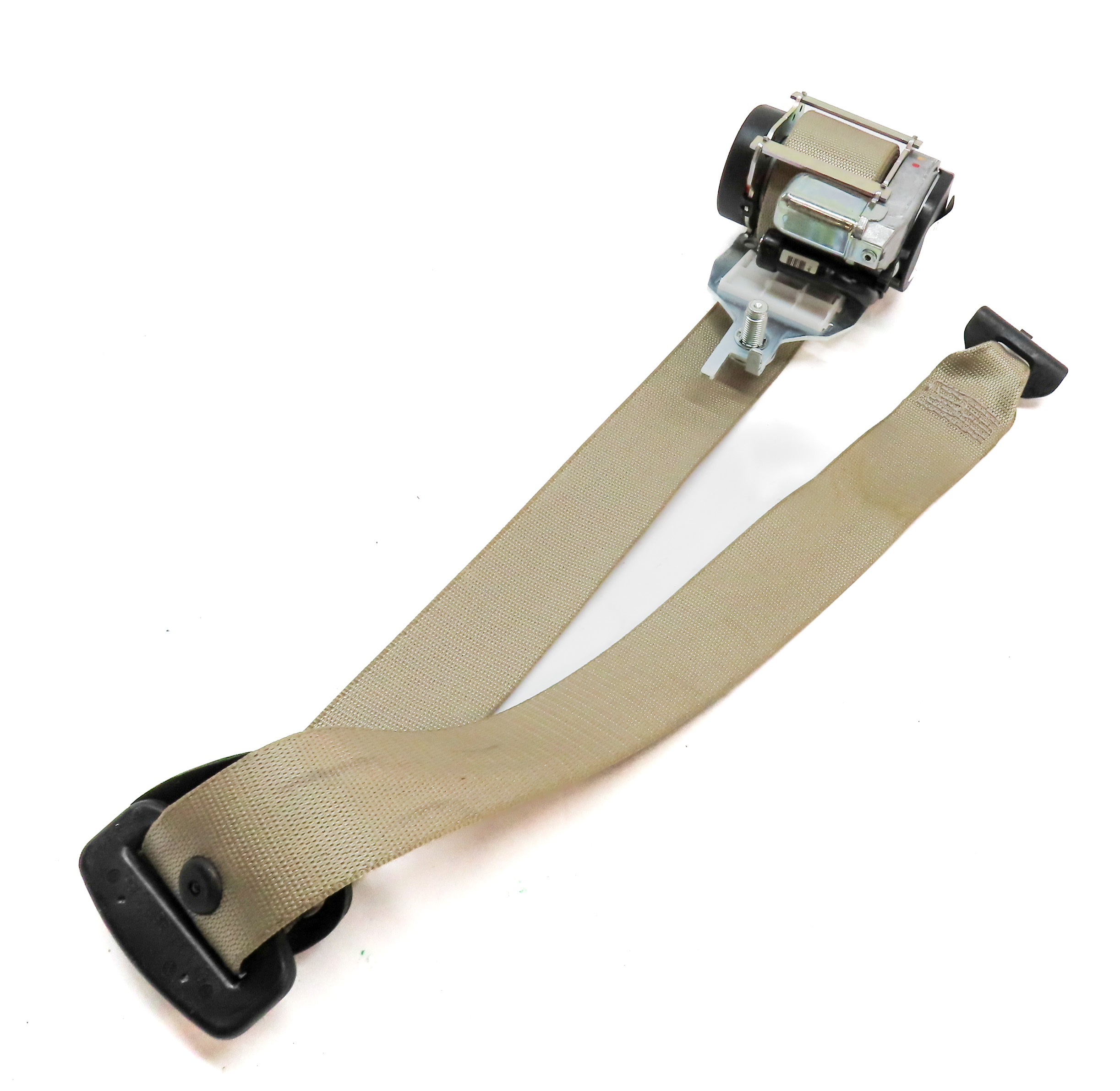 2013 MERCEDES ML350 (W166) REAR LEFT SEAT SEATBELT RETRACTOR (Beige) — exact item pictured
